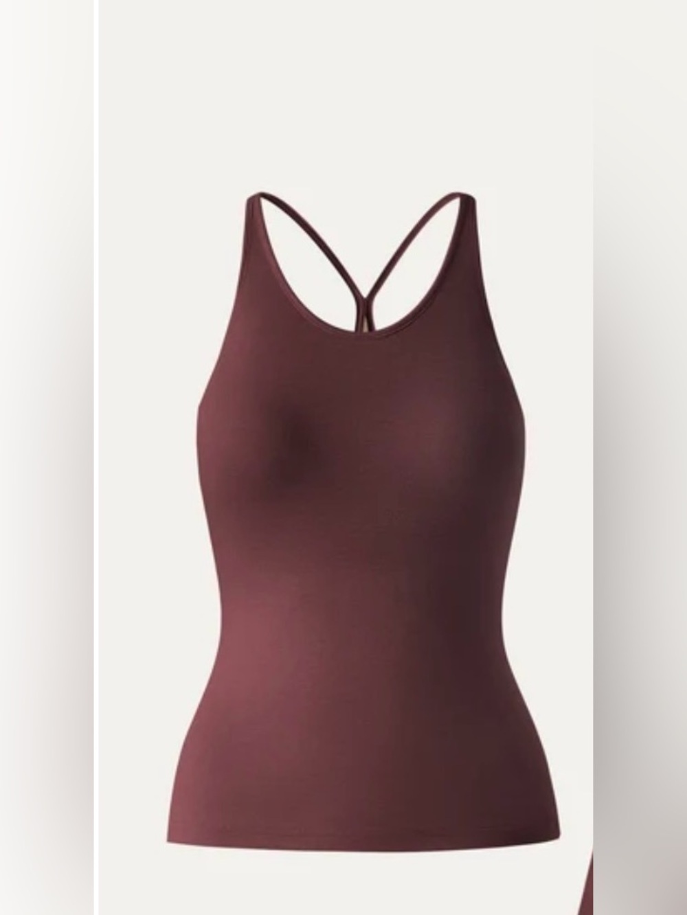 NWOT OGL CAMI TOP IN BURGUNDY